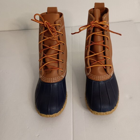 L.L. Bean Women’s Bean Boots Blue Bottom Waterproof Duck Boots Size 6M EUC - Picture 5 of 15